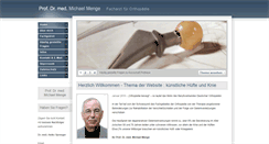 Desktop Screenshot of prof-menge.com